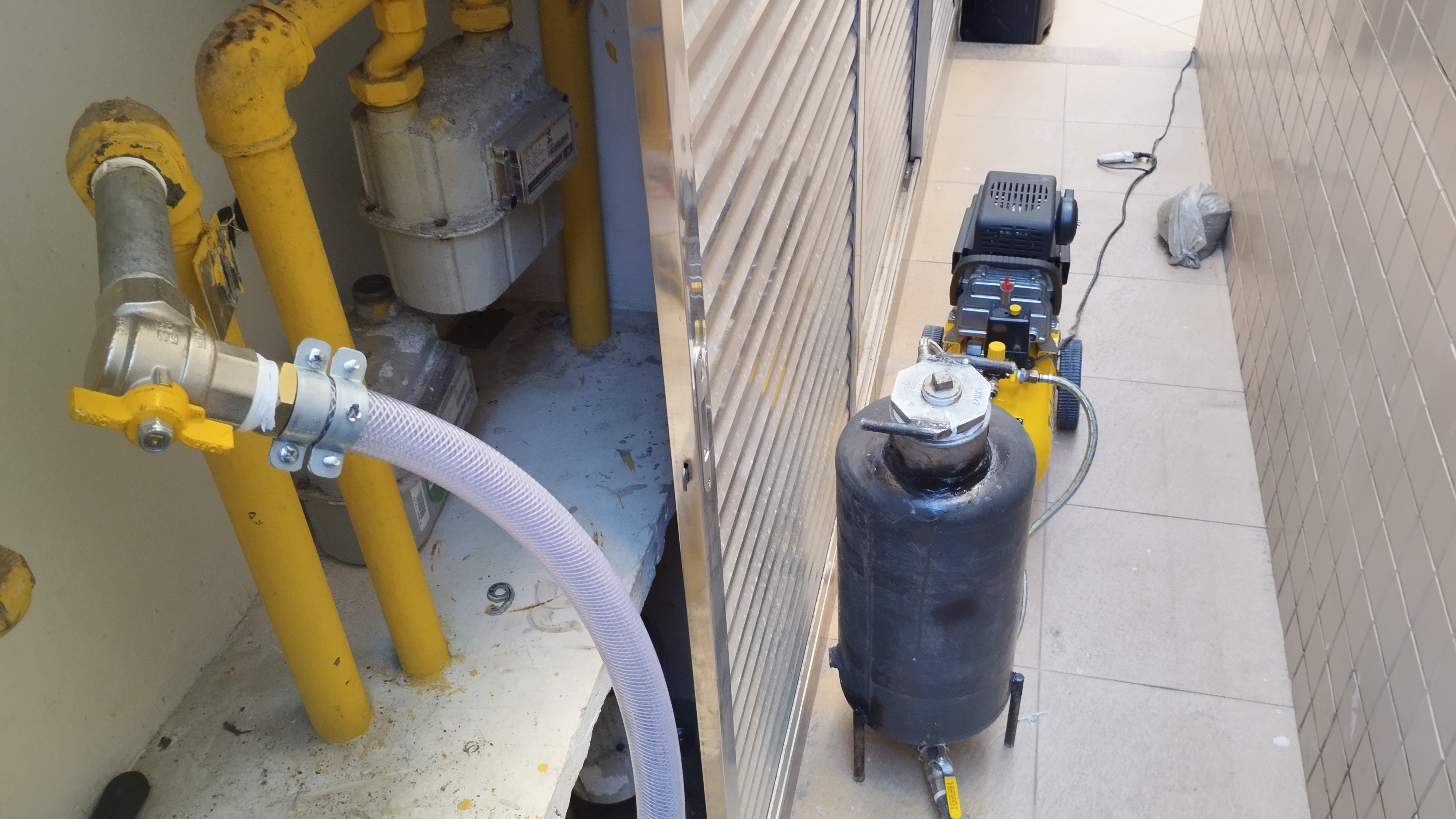 Aplicação de Resina